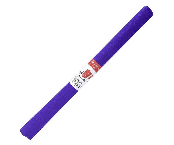 ICO: Süni hârtie creponată culoare violet 200x50cm