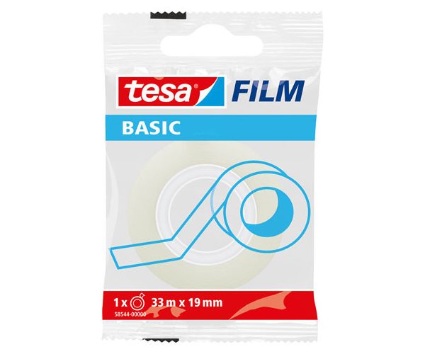 Ico: Tesa Basic átlátszó ragasztószalag 33 m x 19 mm