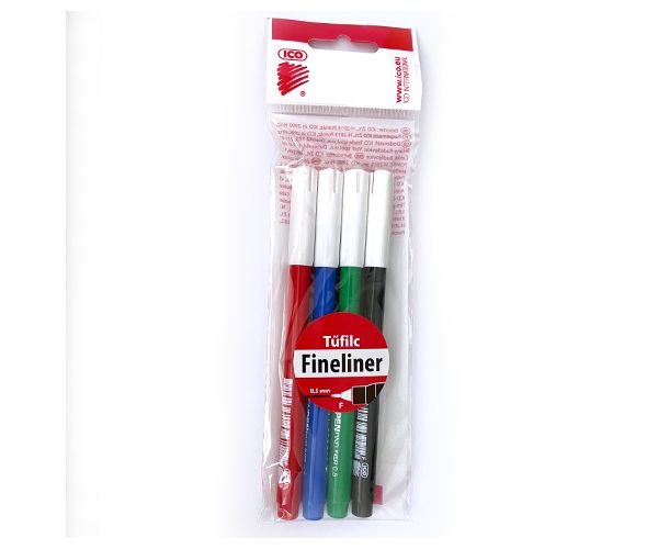 ICO: Tinten Pen 4 bucăți set marker 0,5mm