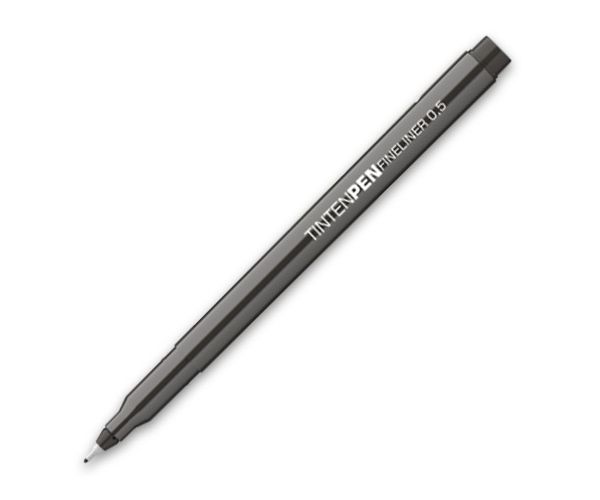 ICO: Tinten Pen fekete tűfilc 0,5mm