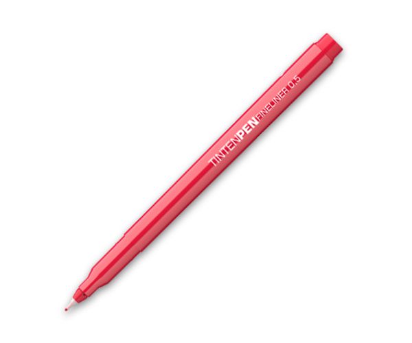 ICO: Tinten Pen roșu 0,5mm