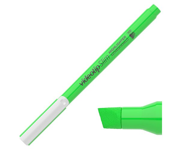 ICO: Videotip Slim textliner culoarea verde