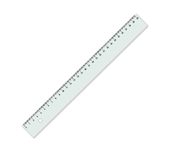 ICO: vonalzó átlátszó 30cm-es