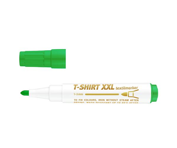 ICO: XXL T-Shirt textilmarker zöld