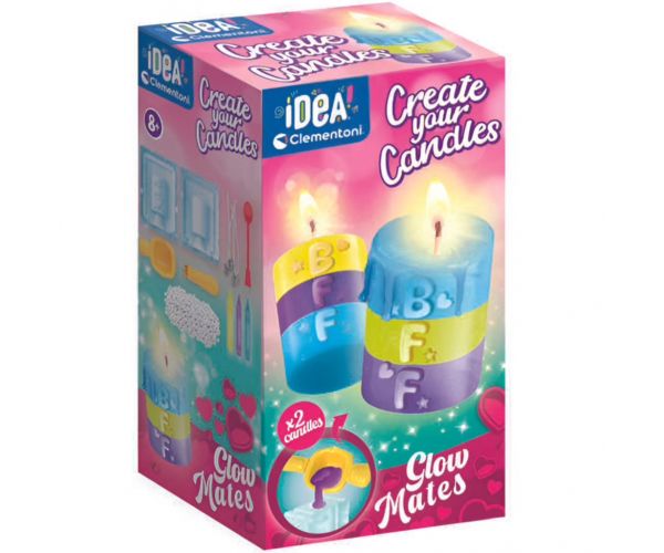 Idea! BFF Set creativ pentru confecționarea lumânărilor „Cei mai buni prieteni” - Clementoni