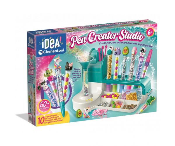 Idea! Creator de stilouri cu accesorii de studio - Clementoni