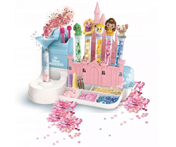 Idea! Prințesele Disney - atelier de confecționat pixuri, set creativ de joacă - Clementoni