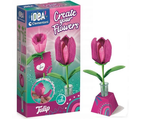 Idea! Set mini pentru confecționarea lalelelor - Clementoni