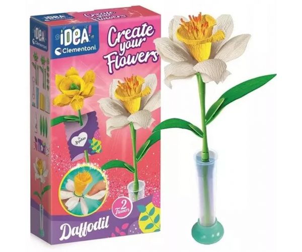 Idea! Set mini pentru confecționat narcise - Clementoni