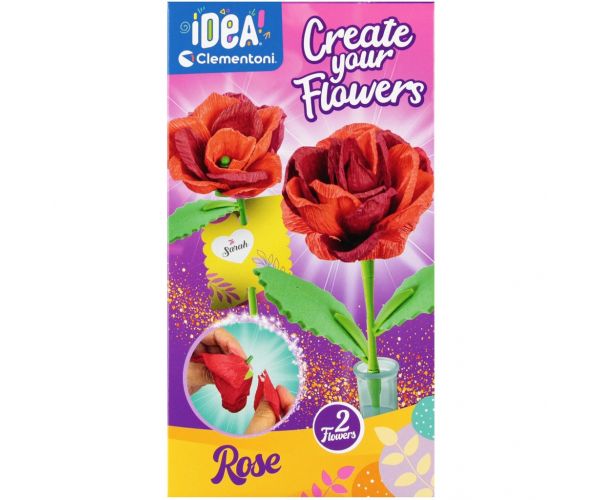 Idea! Set mini pentru confecționat trandafiri - Clementoni