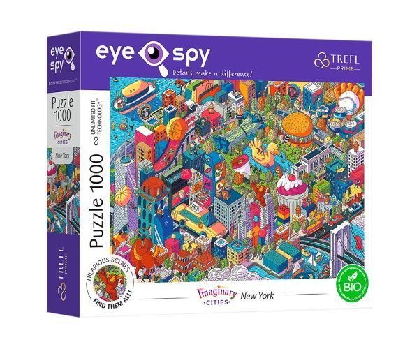 Imaginary Cities: New York UFT 1000db-os puzzle - Trefl