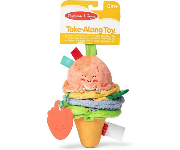 Fagyi alakú rágóka hanggal - Melissa & Doug