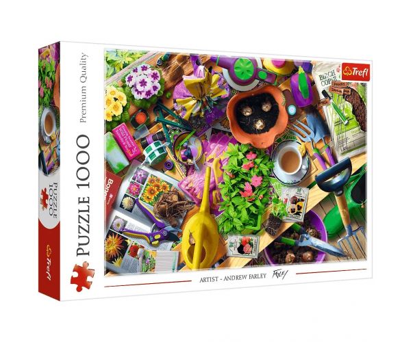 Îngrijirea grădinii - puzzle de 1000 de piese - Trefl
