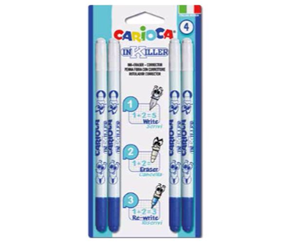 InKilller radírozható toll szett 4db-os - Carioca