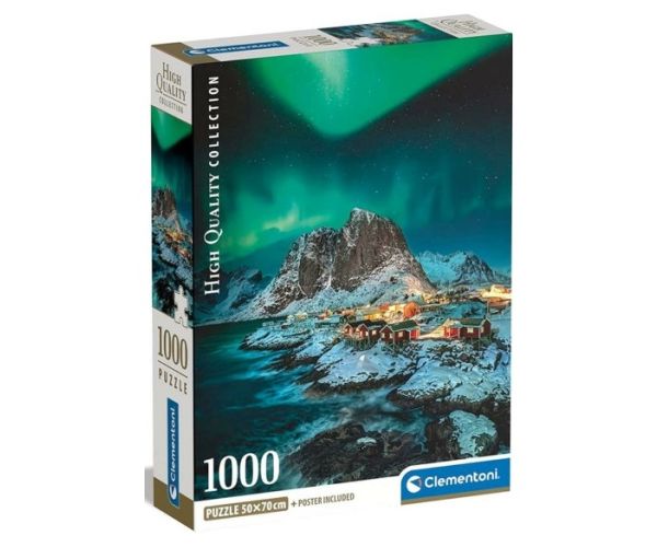Lofoten szigetek HQC 1000db-os puzzle poszterrel - Clementoni