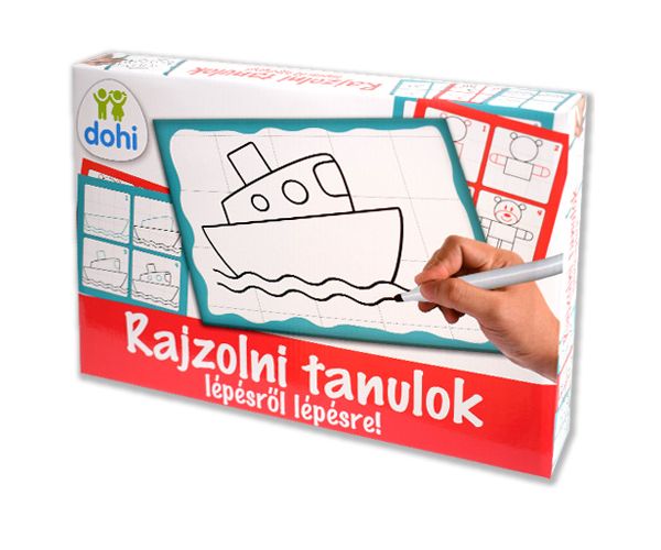 Rajzolni tanulok lépésről lépésre fiús csomag