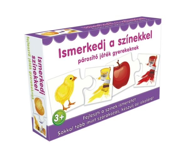 Ismerkedj a színekkel párosító játék