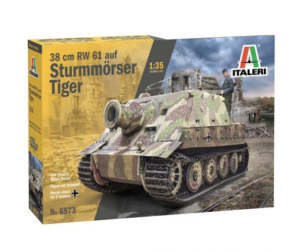 Italeri 1/35 38 cm RW 61 auf STURMMÖRSER TIGER machetă tanc