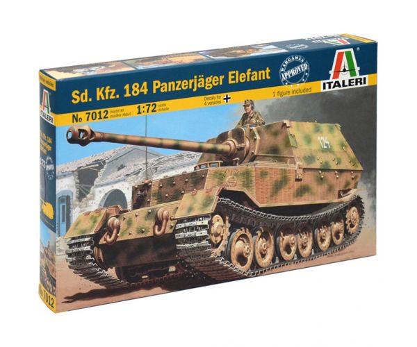 Italeri 1/72 Sd. Kfz. 184 Panzerjäger Elefant distrugător de tancuri machetă