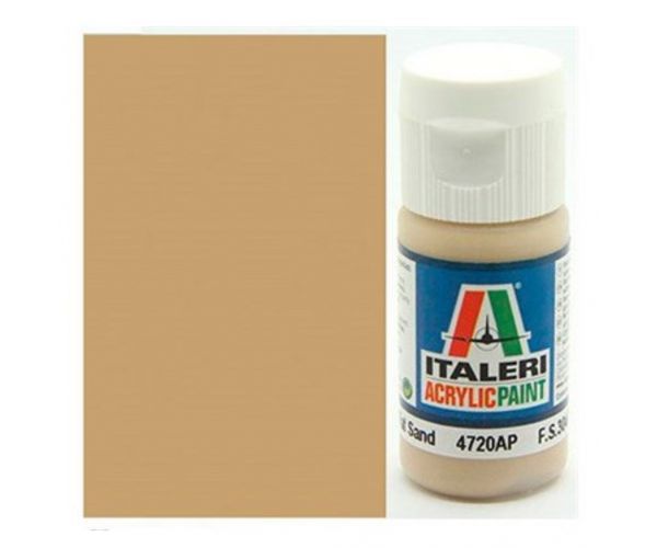 Italeri Flat Sand (4720AP) - Vopsea mată de culoare nisip pentru machete 20ml