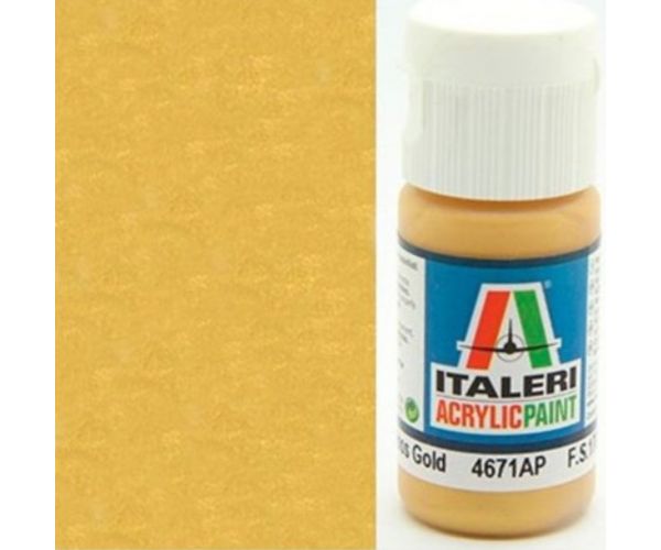 Italeri Metal Gloss Gold (4671AP) - Metál fényes arany makett festék 20ml