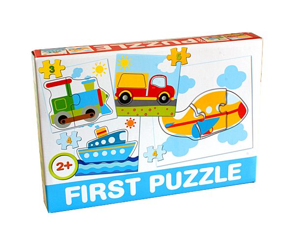 Járműves Bébipuzzle - D-Toys