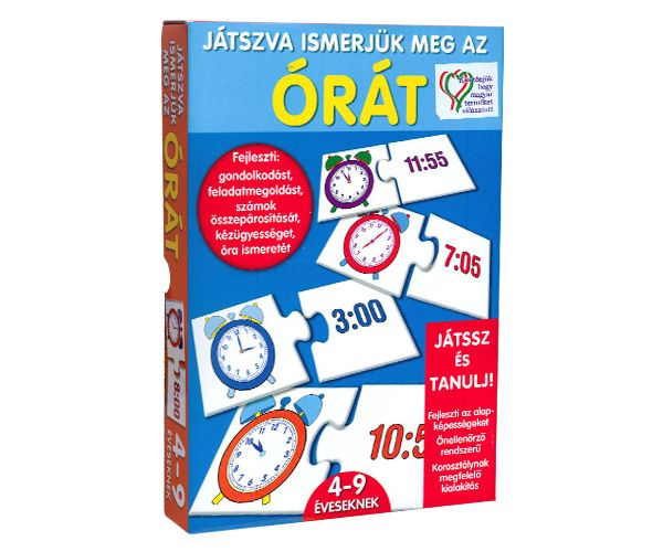 Játszva ismerjük meg az órát
