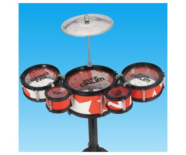 Jazz Drum stand 6 părți culoarea roșie set de tobă