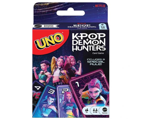 Joc de cărți UNO K-POP Vânători de demoni - Mattel