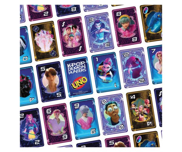 Joc de cărți UNO K-POP Vânători de demoni - Mattel