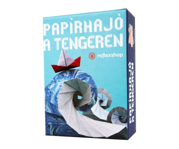 Papírhajó a tengeren kártyajáték