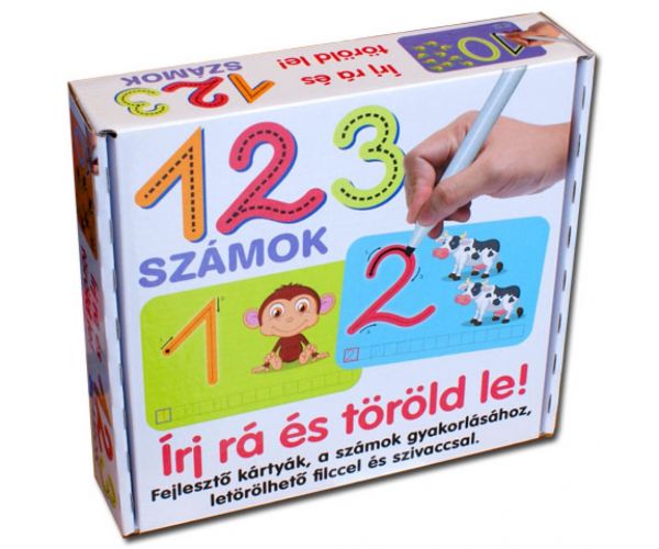 123 számok fejlesztő játék