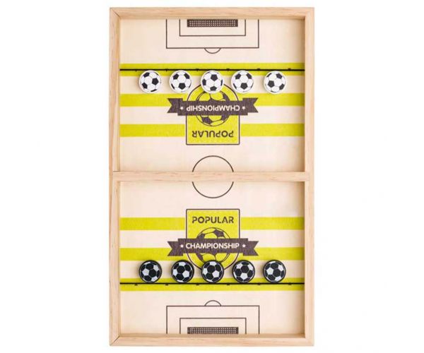 Joc de îndemânare din lemn Fotbal Sling Puck - Woodyland