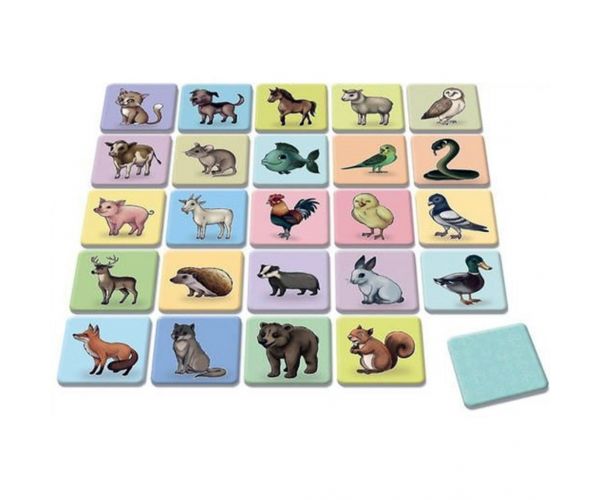 Joc de memorie cu animale