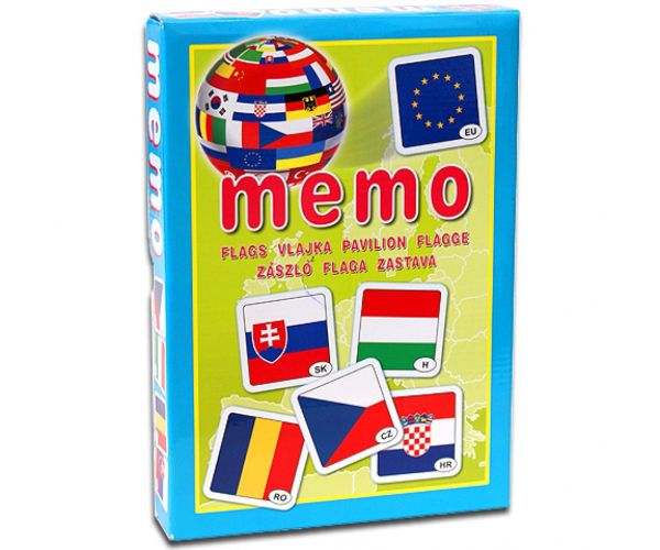 Joc de memorie cu steaguri
