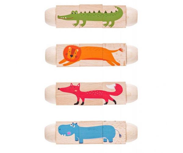Joc de puzzle cu animale - Woodyland