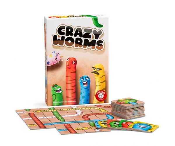 Joc de societate Crazy Worms - Piatnik