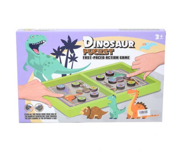 Joc de societate de îndemânare Dino Sling Puck