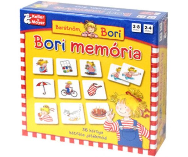 Bori memória készségfejlesztő társasjáték