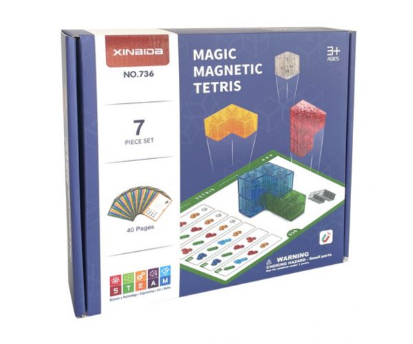 Joc logic magnetic cu 40 de cărți