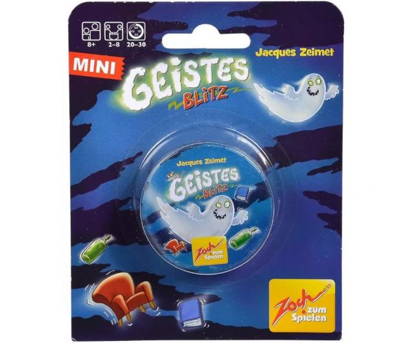 Joc de societate Mini Ghost Blitz în cutie metalică - Simba Toys