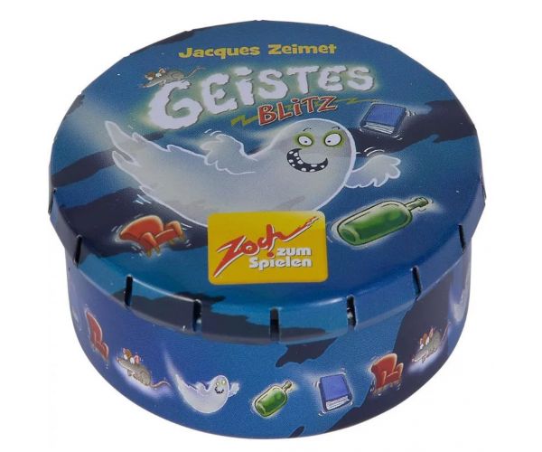 Joc de societate Mini Ghost Blitz în cutie metalică - Simba Toys