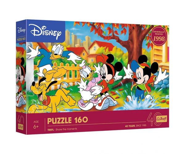 Jubileu de 40 de ani - Puzzle Mickey Mouse cu 160 de piese - Trefl