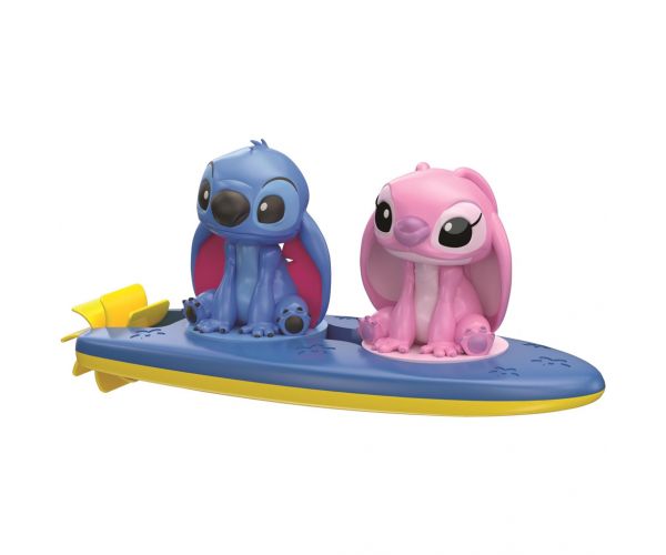 Jucărie de baie Stitch și Angel cu placă de surf - Clementoni baby