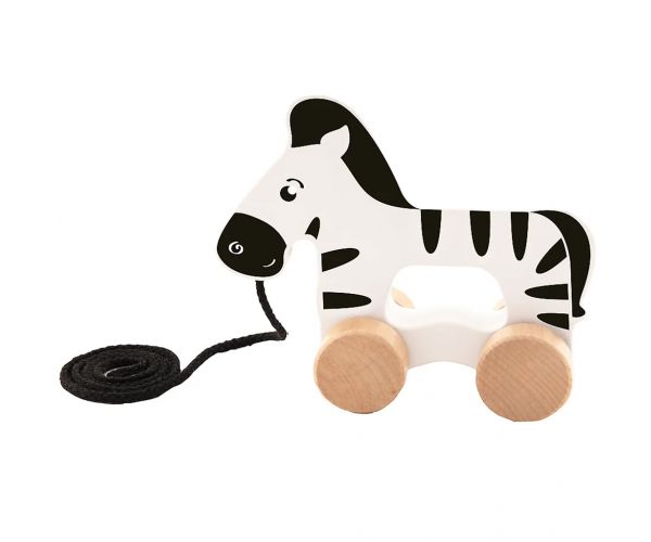 Guruló zebra fa húzós játék - Trefl