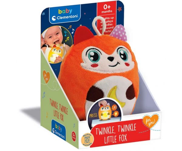 Jucărie interactivă pentru bebeluși Twinkle-twinkle micuța vulpe - Clementoni baby