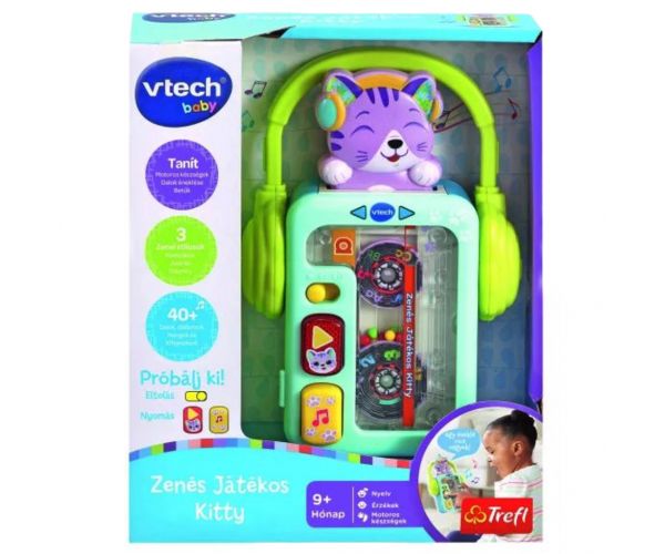 Jucărie pentru bebeluși în formă de Walkman cu pisicuță - V-Tech