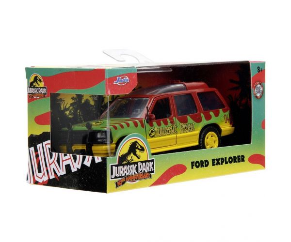 Jurassic World 1993 Ford Explorer 1/32 autó modell - Simba Toys