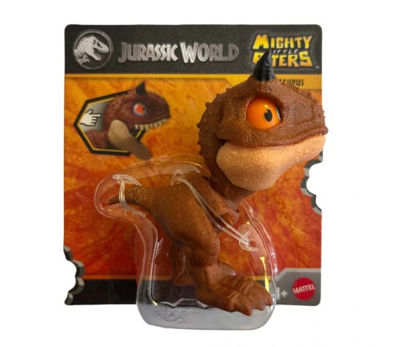Jurassic World: Figurină mini Carnotaurus care mușcă - Mattel