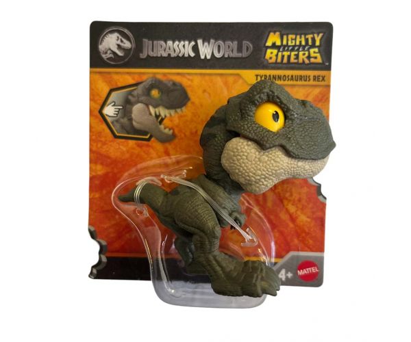 Jurassic World: Figurină mini Tyrannosaurus Rex cu mușcătură - Mattel